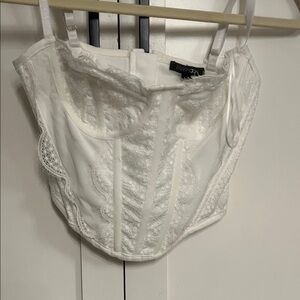 Papermoon Ivory Lace Top corset